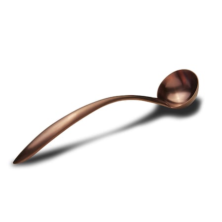 Bon Chef Ez Use Banq Serving Sauce Ladle W/Hollow Cool Handle 10" 1 Oz - Rose Gold Matte 9462RGM